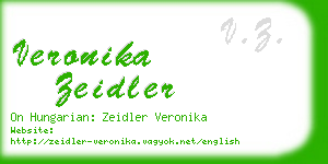 veronika zeidler business card